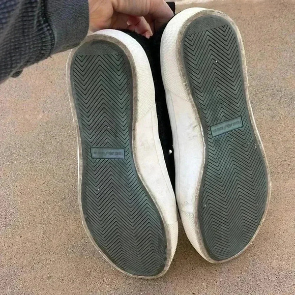 Seavees Legend 90 Black Recycled PET Shearling Shoes Sneakers Womens Size 10 - Picture 9 of 11